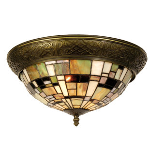 ROSALIND WHEELER Phillipston Glass Flush Mount