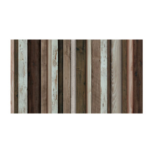 ALPEN HOME Glatte Fototapete Wooden Fan 2,8 m x 500 cm