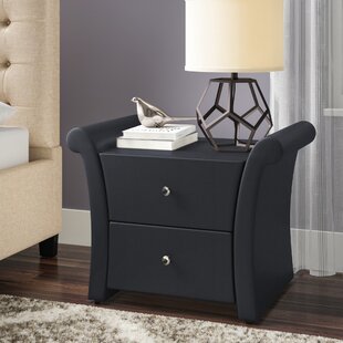 HOUSE OF HAMPTON® Alma Solid Wood Nightstand