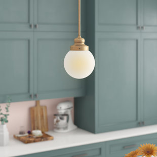 MACK & MILO™ Rabehi 1 - Light Brass Single Pendant
