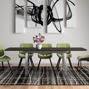 ORREN ELLIS Nautilus Butterfly Leaf Extendable Dining Table
