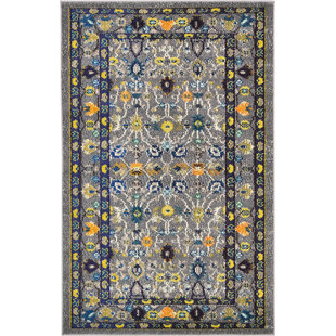 LANGLEY STREET® Eddins Oriental Gray Area Rug