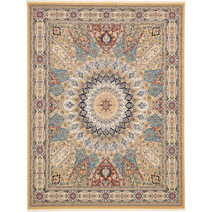 RUGPAL Kelayeh Oriental Beige Area Rug