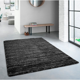 LOFTDESIGNS Shaggy-Teppich Aule in Anthrazit(Mittelgrau