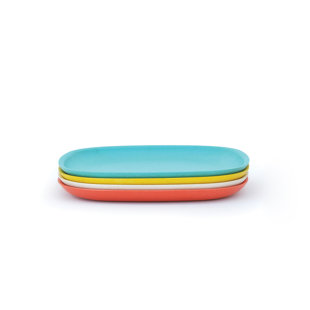 EKOBO Bamboo 4-Piece Dinner Plate Set (Set of 4)