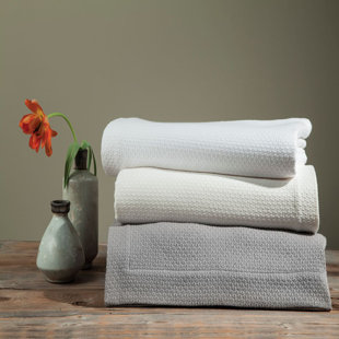 HOME TREASURES LINENS Lisboa Modern & Contemporary Egyptian Cotton Cotton Coverlet