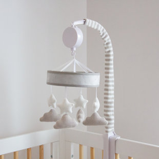 LIVING TEXTILES BABY Stars Knitted Musical Mobile