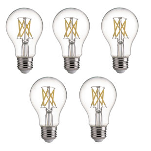 ARTIVA USA 75 Watt Equivalent A19 E26/Medium (Standard) Dimmable 5000K LED Bulb (Set of 5)