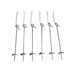 Impact Instant Canopy Silver Metal Hardware (Set of 6)