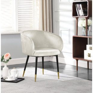 MERCER41 Analeah Velvet Upholstered Arm Chair