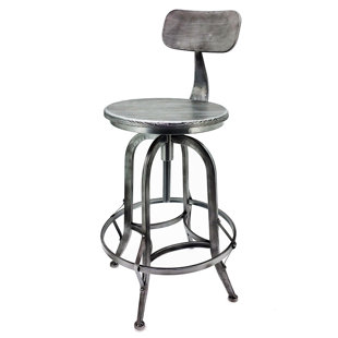 VANDUE CORPORATION Arthur Adjustable Height Swivel Bar Stool