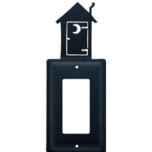 VILLAGE WROUGHT IRON 1 - Gang Single Outlet Wall Plate