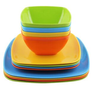 CaterEco Melamine Dinnerware Set - Service for 12