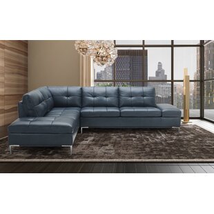 ORREN ELLIS Mercier 2 - Piece Leather Sectional