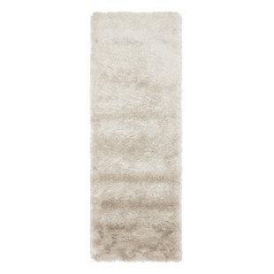 ETTA AVENUE Boswell Silky Shaggy Champagne Area Rug