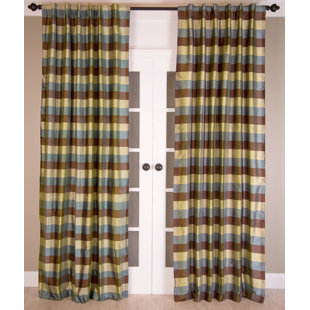 INDIA'S HERITAGE Silk Room Darkening Curtain Panel