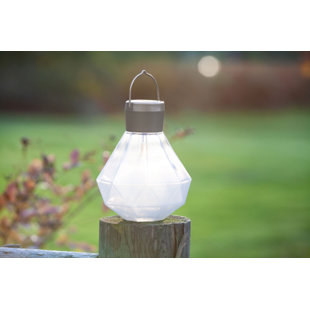 ALLSOP HOME AND GARDEN 7'' Solar Powered Integrated LED Outdoor Lantern