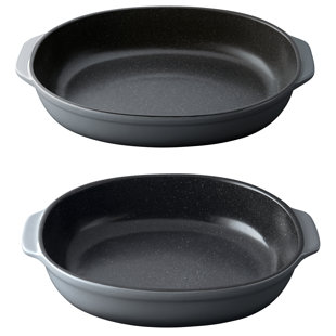 BergHOFF International Gem Stoneware 2pc Oval Baking Dish Set (Set of 2)