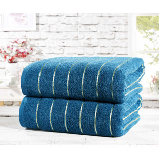 SYMPLE STUFF Asata Terrycloth Bath Towels - Set of 2 (Set of 2)