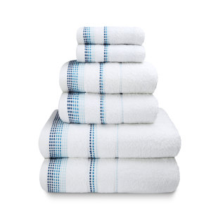 SYMPLE STUFF Asaun Terrycloth Bath Towels - Set of 6