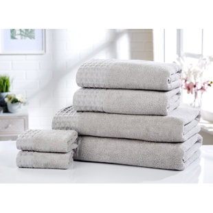 SYMPLE STUFF Asaun Terrycloth Bath Towels - Set of 6