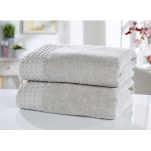SYMPLE STUFF Asaun Terrycloth Bath Towels - Set of 2 (Set of 2)