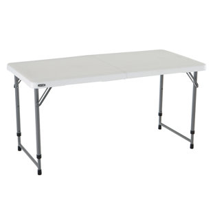 Lifetime 4-Foot Adjustable Fold-In-Half Table