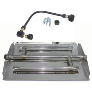 TRETCO Fire Pit Natural Gas Triple Xtra Flame Burner Kit