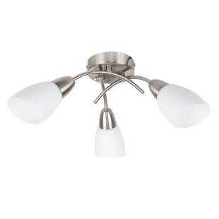 METRO LANE Mireia Glass Semi Flush Mount