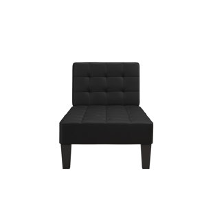 QUEER EYE Adalynn Faux Leather Chaise Lounge