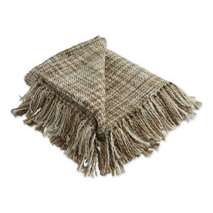 DESIGN IMPORTS Woven Throws Hand Woven Throw Blanket