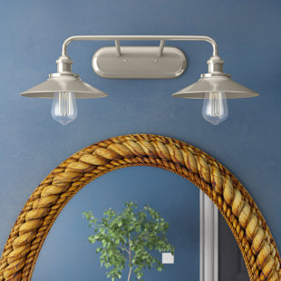 BREAKWATER BAY Glenville 2 - Light Dimmable Vanity Light