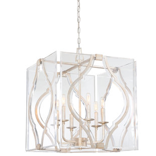 METROPOLITAN BY MINKA Brenton Cove 6 - Light Dimmable Square / Rectangle Chandelier