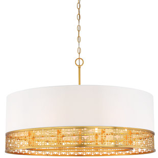 METROPOLITAN BY MINKA Blairmoor 8 - Light Dimmable Drum Chandelier