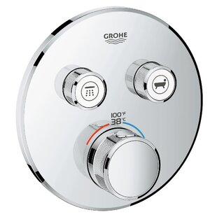 GROHE Grohtherm SmartControl Dual-Function Shower Thermostatic Valve Trim