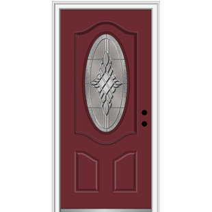 VERONA HOME DESIGN Grace 36'' x 80'' Fiberglass Front Entry Doors