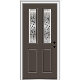 VERONA HOME DESIGN Grace 80'' Fiberglass Front Entry Doors