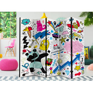 ZOOMIE KIDS Kasandra 172mm H Folding Room Divider