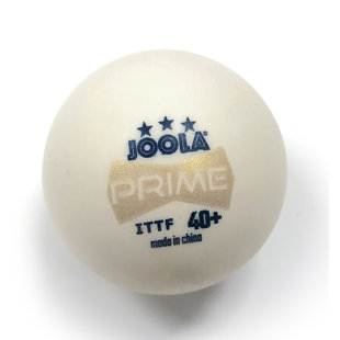 JOOLA USA JOOLA Prime 3-Star ABS Table Tennis Balls - 6 Ping Pong Balls for Competition Play - White (Set of 6)