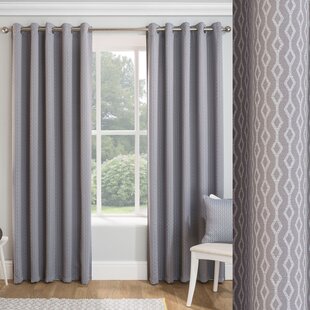 FAIRMONT PARK Landau Polyester Room Darkening Grommet / Eyelet Curtain Pair (Set of 2)