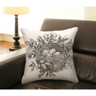 123 CREATIONS Linen Throw Pillow