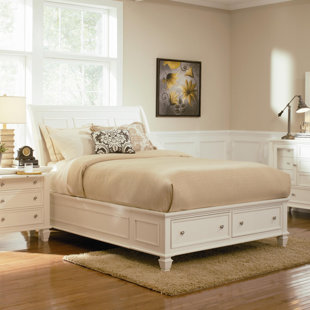 CANORA GREY Barret Solid Wood Platform Storage Bed