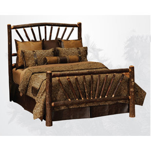 FIRESIDE LODGE Hickory Sunburst Standard Bed