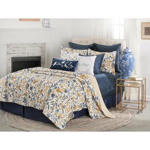 C&F HOME Natural Home Cotton Quilted Floral Quilt Set