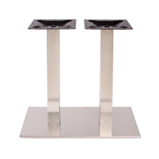 BFM SEATING Elite 16x30" Rectangular Table Base, Dining Height