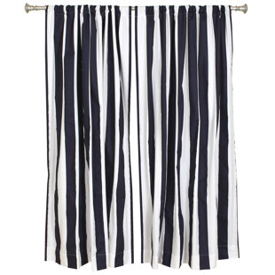 THE PILLOW COLLECTION Cotton Room Darkening Curtain Pair (Set of 2)