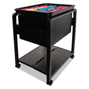 ADVANTUS CORP. 21.75'' H x 14.5'' W File Cart with Wheels