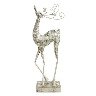 THE SEASONAL AISLE Ornate Deer Decoration (Set of 2)