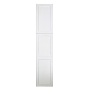 TIMBER TREE CABINETS Lakecrest Villa Bead Panel Recessed Frameless 3 Door Medicine Cabinet with Adjustable Shelves