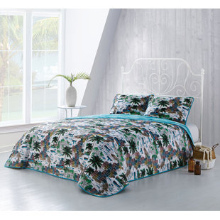 GENEVA HOME FASHION Havana Coastal Quilt Set